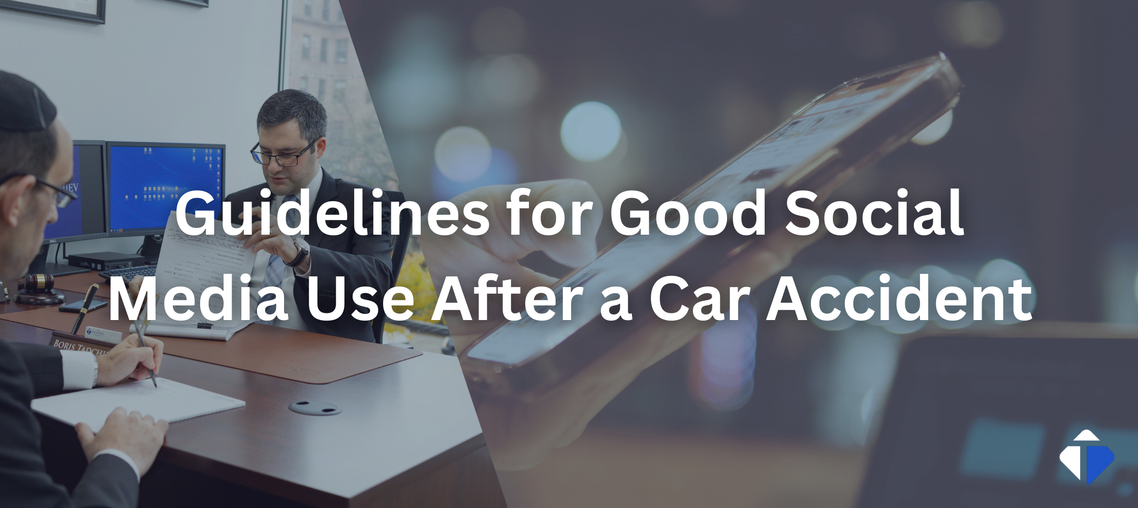 Guidelines for Good Social Media Use After a Car Accident