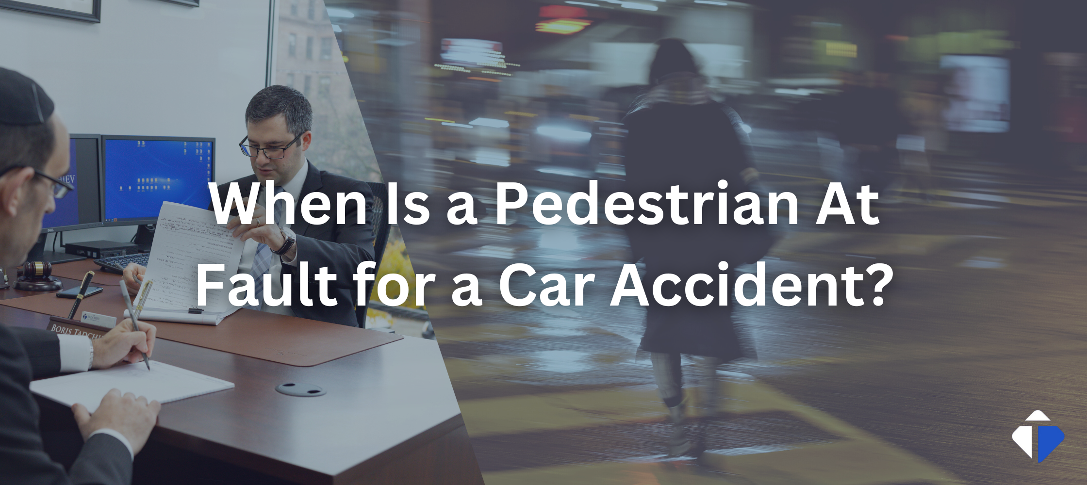 When Is a Pedestrian At Fault for a Car Accident?